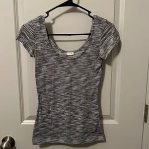 Grey fitted t shirt